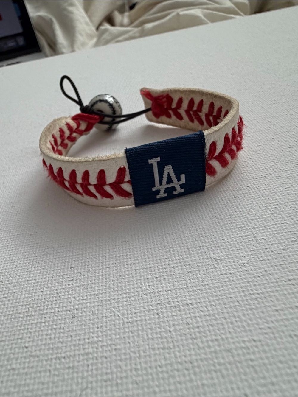 DODGERS LEATHER BRACELET